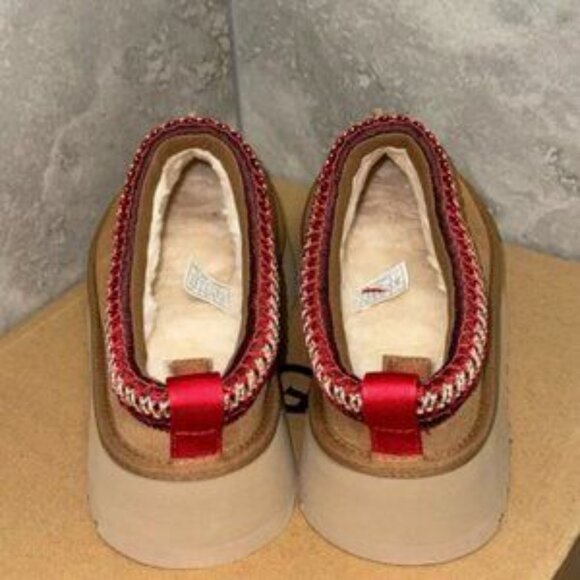 Ugg Chestnut Tazz Platform Tasman Slippers - Picture 3 of 4